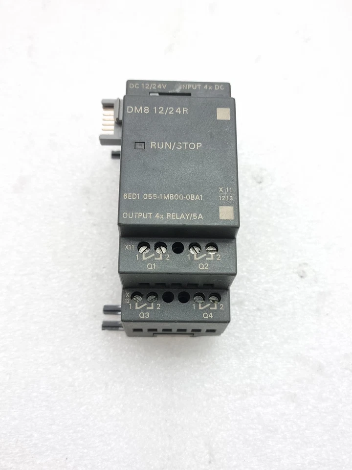 Used Working Siemens DM8 12/24R 6ED1055-1MB00-0BA1 Logo Module 6ed10551mb000ba1